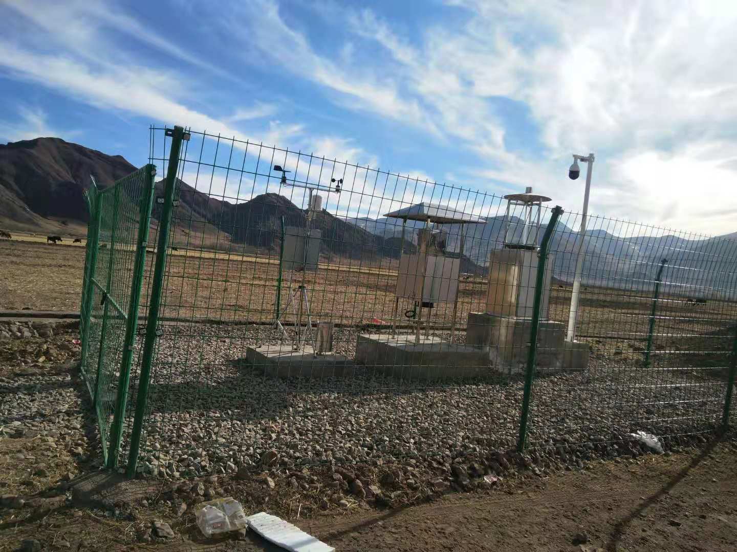 林周县农作物重大病虫疫情第二个网点安装完成并得到验收